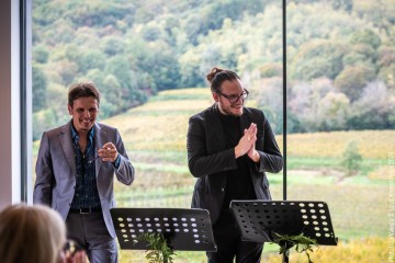 Alfonso Deidda  alto sax, flaute – Alessio Zoratto: double bass