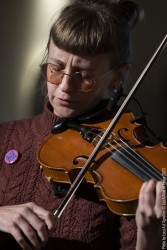 ANAiS DRAGO “Relevé” Anais Drago: violin, electronics - Federico Calcagno: clarinets - Max Trabucco: drums