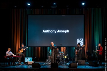 Anthony Joseph  lead Voice - Andrew John  bass - Thibaut Remy guitar - David Bitan  drums - Renato Paris keys - Colin Webster sax