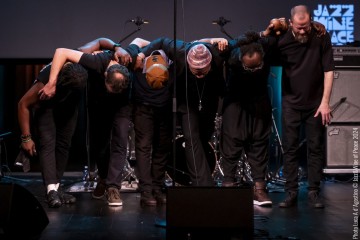 Anthony Joseph  lead Voice - Andrew John  bass - Thibaut Remy guitar - David Bitan  drums - Renato Paris keys - Colin Webster sax