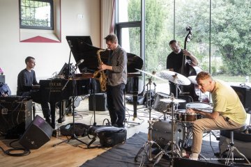 Lucinico, 22-10-2021 - JAZZ&WINE OF PEACE 2021 - Circolo Culturale  Controtempo -  Villa Attems Cernozza de Postcastro - PHILIPP GROPPER`S PHILM (Germany – Austria) - Philipp Gropper: tenor saxophone - Elias Stemeseder: piano, keyboards - Robert Landfermann: double bass - Oliver Steidle: drums - Foto © 2021 Luciano Rossetti / Phocus Agency