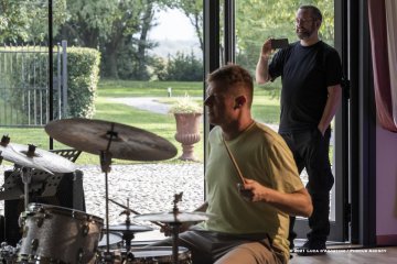 Lucinico, 22-10-2021 - JAZZ&WINE OF PEACE 2021 - Circolo Culturale  Controtempo -  Villa Attems Cernozza de Postcastro - PHILIPP GROPPER`S PHILM (Germany – Austria) - Philipp Gropper: tenor saxophone - Elias Stemeseder: piano, keyboards - Robert Landfermann: double bass - Oliver Steidle: drums - Foto © 2021 Luca d’Agostino / Phocus Agency