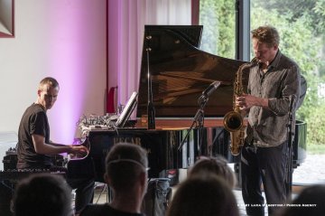 Lucinico, 22-10-2021 - JAZZ&WINE OF PEACE 2021 - Circolo Culturale  Controtempo -  Villa Attems Cernozza de Postcastro - PHILIPP GROPPER`S PHILM (Germany – Austria) - Philipp Gropper: tenor saxophone - Elias Stemeseder: piano, keyboards - Robert Landfermann: double bass - Oliver Steidle: drums - Foto © 2021 Luca d’Agostino / Phocus Agency