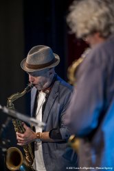Cormons, 21/10/2021 - Teatro Comunale - Jazz&Wine of Peace 2021 - BROKEN SHADOWS (USA) - Tim Berne: alto sax - Chris Speed: tenor sax, clarinet - Reid Anderson: double bass - Dave King: drums - Foto Luca A. d'Agostino/Phocus Agency © 2021