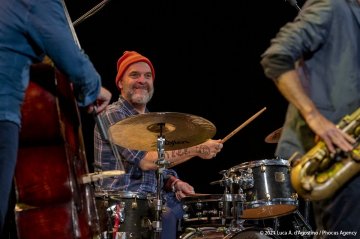 Cormons, 21/10/2021 - Teatro Comunale - Jazz&Wine of Peace 2021 - BROKEN SHADOWS (USA) - Tim Berne: alto sax - Chris Speed: tenor sax, clarinet - Reid Anderson: double bass - Dave King: drums - Foto Luca A. d'Agostino/Phocus Agency © 2021