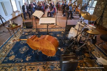 Farra d’Isonzo, 25-10-2021 - JAZZ&WINE OF PEACE 2021 - Circolo Culturale  Controtempo  - Tenuta Villanova - DALAITRIOO - Mirko Cisilino: trumpet, trombone; Marzio Tomada: bass; Emanuel Donatella:drums - Foto © 2021 Luca d’Agostino / Phocus Agency