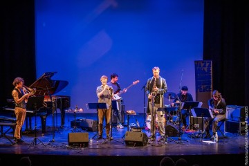 Performance Finale Workshop - Giovanni Nevyjel: trumpet - Dan Kinzelman: sax, clarinet, concept - Jakob Lebanon: trombone - Alice Smeraldo: guitar - Samuele Gandin: piano - Giacomo Ieraci: bass - Fabricio Bertrami: drums