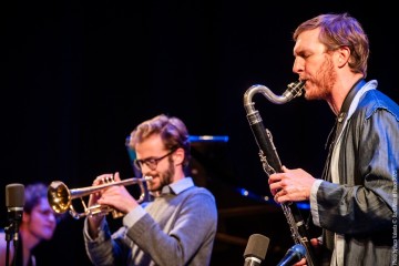 Performance Finale Workshop - Giovanni Nevyjel: trumpet - Dan Kinzelman: sax, clarinet, concept - Jakob Lebanon: trombone - Alice Smeraldo: guitar - Samuele Gandin: piano - Giacomo Ieraci: bass - Fabricio Bertrami: drums