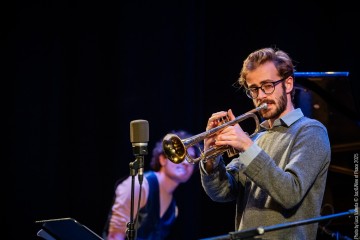 Performance Finale Workshop - Giovanni Nevyjel: trumpet - Dan Kinzelman: sax, clarinet, concept - Jakob Lebanon: trombone - Alice Smeraldo: guitar - Samuele Gandin: piano - Giacomo Ieraci: bass - Fabricio Bertrami: drums