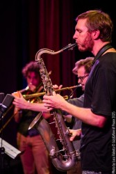 Performance Finale Workshop - Giovanni Nevyjel: trumpet - Dan Kinzelman: sax, clarinet, concept - Jakob Lebanon: trombone - Alice Smeraldo: guitar - Samuele Gandin: piano - Giacomo Ieraci: bass - Fabricio Bertrami: drums