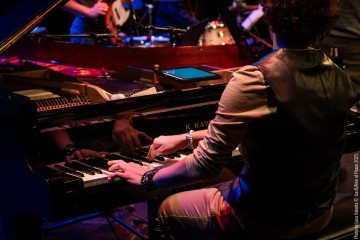 Performance Finale Workshop - Giovanni Nevyjel: trumpet - Dan Kinzelman: sax, clarinet, concept - Jakob Lebanon: trombone - Alice Smeraldo: guitar - Samuele Gandin: piano - Giacomo Ieraci: bass - Fabricio Bertrami: drums