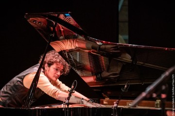 Performance Finale Workshop - Giovanni Nevyjel: trumpet - Dan Kinzelman: sax, clarinet, concept - Jakob Lebanon: trombone - Alice Smeraldo: guitar - Samuele Gandin: piano - Giacomo Ieraci: bass - Fabricio Bertrami: drums