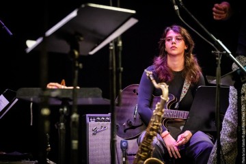 Performance Finale Workshop - Giovanni Nevyjel: trumpet - Dan Kinzelman: sax, clarinet, concept - Jakob Lebanon: trombone - Alice Smeraldo: guitar - Samuele Gandin: piano - Giacomo Ieraci: bass - Fabricio Bertrami: drums