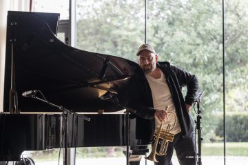 Lucinico, 25-10-2021 - JAZZ&WINE OF PEACE 2021 - Circolo Culturale  Controtempo  - Villa Attems Cernozza de Postcastro - DAVID HELBOCK, SEBASTIAN STUDNITZKY, ARNE JANSEN “THE NEW COOL” - David Helbock: piano, electronics;
Sebastian Studnitzky: trumpet, electronics;
Arne Jansen: guitar, electronics - Foto © 2021 Luca d’Agostino / Phocus Agency