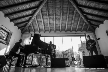 Lucinico, 25-10-2021 - JAZZ&WINE OF PEACE 2021 - Circolo Culturale  Controtempo  - Villa Attems Cernozza de Postcastro - DAVID HELBOCK, SEBASTIAN STUDNITZKY, ARNE JANSEN “THE NEW COOL” - David Helbock: piano, electronics;
Sebastian Studnitzky: trumpet, electronics;
Arne Jansen: guitar, electronics - Foto © 2021 Luca d’Agostino / Phocus Agency