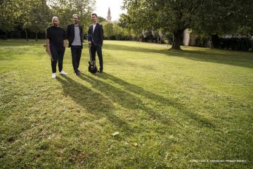 Lucinico, 25-10-2021 - JAZZ&WINE OF PEACE 2021 - Circolo Culturale  Controtempo  - Villa Attems Cernozza de Postcastro - DAVID HELBOCK, SEBASTIAN STUDNITZKY, ARNE JANSEN “THE NEW COOL” - David Helbock: piano, electronics;
Sebastian Studnitzky: trumpet, electronics;
Arne Jansen: guitar, electronics - Foto © 2021 Luca d’Agostino / Phocus Agency