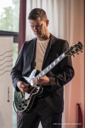 Lucinico, 25-10-2021 - JAZZ&WINE OF PEACE 2021 - Circolo Culturale  Controtempo  - Villa Attems Cernozza de Postcastro - DAVID HELBOCK, SEBASTIAN STUDNITZKY, ARNE JANSEN “THE NEW COOL” - David Helbock: piano, electronics;
Sebastian Studnitzky: trumpet, electronics;
Arne Jansen: guitar, electronics - Foto © 2021 Luca d’Agostino / Phocus Agency