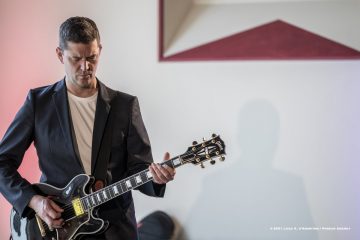 Lucinico, 25-10-2021 - JAZZ&WINE OF PEACE 2021 - Circolo Culturale  Controtempo  - Villa Attems Cernozza de Postcastro - DAVID HELBOCK, SEBASTIAN STUDNITZKY, ARNE JANSEN “THE NEW COOL” - David Helbock: piano, electronics;
Sebastian Studnitzky: trumpet, electronics;
Arne Jansen: guitar, electronics - Foto © 2021 Luca d’Agostino / Phocus Agency