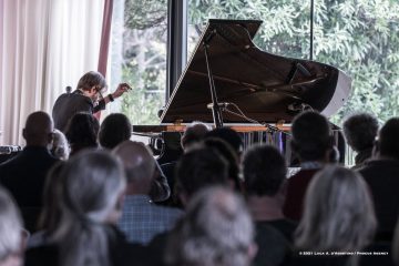 Lucinico, 25-10-2021 - JAZZ&WINE OF PEACE 2021 - Circolo Culturale  Controtempo  - Villa Attems Cernozza de Postcastro - DAVID HELBOCK, SEBASTIAN STUDNITZKY, ARNE JANSEN “THE NEW COOL” - David Helbock: piano, electronics;
Sebastian Studnitzky: trumpet, electronics;
Arne Jansen: guitar, electronics - Foto © 2021 Luca d’Agostino / Phocus Agency
