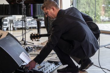 Lucinico, 25-10-2021 - JAZZ&WINE OF PEACE 2021 - Circolo Culturale  Controtempo  - Villa Attems Cernozza de Postcastro - DAVID HELBOCK, SEBASTIAN STUDNITZKY, ARNE JANSEN “THE NEW COOL” - David Helbock: piano, electronics;
Sebastian Studnitzky: trumpet, electronics;
Arne Jansen: guitar, electronics - Foto © 2021 Luca d’Agostino / Phocus Agency