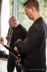 Lucinico, 25-10-2021 - JAZZ&WINE OF PEACE 2021 - Circolo Culturale  Controtempo  - Villa Attems Cernozza de Postcastro - DAVID HELBOCK, SEBASTIAN STUDNITZKY, ARNE JANSEN “THE NEW COOL” - David Helbock: piano, electronics;
Sebastian Studnitzky: trumpet, electronics;
Arne Jansen: guitar, electronics - Foto © 2021 Luca d’Agostino / Phocus Agency