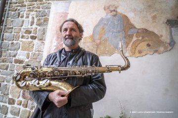 Manzano, 22-10-2021 - JAZZ&WINE OF PEACE 2021 - Circolo Culturale  Controtempo - Abbazia di Rosazzo  - DIMITRI GRECHI ESPINOZA “OREB” - Dimitri Grechi Espinoza: tenor saxophone - Foto © 2021 Luca d’Agostino / Phocus Agency