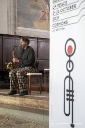 Manzano, 22-10-2021 - JAZZ&WINE OF PEACE 2021 - Circolo Culturale  Controtempo - Abbazia di Rosazzo  - DIMITRI GRECHI ESPINOZA “OREB” - Dimitri Grechi Espinoza: tenor saxophone - Foto © 2021 Luca d’Agostino / Phocus Agency