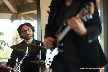 Mariano del Friuli, 23-10-2021 - JAZZ&WINE OF PEACE 2021 - Circolo Culturale  Controtempo - Jazz&Taste - Eduardo Contizanetti “Urbantango” - Eduardo Contizanetti:guitar; Alessandro Scolz:keyboards; Pietro Sponton:drums  - Foto © 2021 Luca Valenta / Phocus Agency