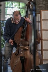 Mossa, 24-10-2021 - JAZZ&WINE OF PEACE 2021 - Circolo Culturale  Controtempo  - Villa Codelli - Emanuele Parrini Quartet (Italy) - Emanuele Parrini: violin; Beppe Scardino: baritone saxophone, bass clarinetto; Giovanni Maier: double bass; Andrea Melani: drums - Foto © 2021 Luca d’Agostino / Phocus Agency