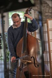 Mossa, 24-10-2021 - JAZZ&WINE OF PEACE 2021 - Circolo Culturale  Controtempo  - Villa Codelli - Emanuele Parrini Quartet (Italy) - Emanuele Parrini: violin; Beppe Scardino: baritone saxophone, bass clarinetto; Giovanni Maier: double bass; Andrea Melani: drums - Foto © 2021 Luca d’Agostino / Phocus Agency