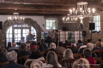 Mossa, 24-10-2021 - JAZZ&WINE OF PEACE 2021 - Circolo Culturale  Controtempo  - Villa Codelli - Emanuele Parrini Quartet (Italy) - Emanuele Parrini: violin; Beppe Scardino: baritone saxophone, bass clarinetto; Giovanni Maier: double bass; Andrea Melani: drums - Foto © 2021 Luca d’Agostino / Phocus Agency