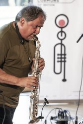 Lucinico, 23-10-2021 - JAZZ&WINE OF PEACE 2021 - Circolo Culturale  Controtempo - Villa Attems Cernozza de Postcastro - ENZO FAVATA “The Crossing” - Enzo Favata: soprano sax, bass clarine, flute, samplers, keyboards, live electronics - Pasquale Mirra: vibraphone, marimba midi; Rosa Brunello: electric bass; Marco Frattini: drums, pads  - Foto © 2021 Luca d’Agostino / Phocus Agency