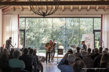 Lucinico, 23-10-2021 - JAZZ&WINE OF PEACE 2021 - Circolo Culturale  Controtempo - Villa Attems Cernozza de Postcastro - ENZO FAVATA “The Crossing” - Enzo Favata: soprano sax, bass clarine, flute, samplers, keyboards, live electronics - Pasquale Mirra: vibraphone, marimba midi; Rosa Brunello: electric bass; Marco Frattini: drums, pads  - Foto © 2021 Luca d’Agostino / Phocus Agency