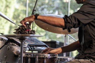 Lucinico, 23-10-2021 - JAZZ&WINE OF PEACE 2021 - Circolo Culturale  Controtempo - Villa Attems Cernozza de Postcastro - ENZO FAVATA “The Crossing” - Enzo Favata: soprano sax, bass clarine, flute, samplers, keyboards, live electronics - Pasquale Mirra: vibraphone, marimba midi; Rosa Brunello: electric bass; Marco Frattini: drums, pads  - Foto © 2021 Luca d’Agostino / Phocus Agency