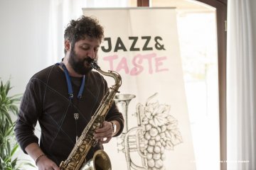 San Floriano del Collio, 23-10-2021 - JAZZ&WINE OF PEACE 2021 - Circolo Culturale  Controtempo - Azienda Agricola Gradis’ciutta - Filippo Orefice & Federico Pierantoni - Filippo Orefice: tenero sax; Federico Pierantoni: trombone  - Foto © 2021 Luca Valenta / Phocus Agency