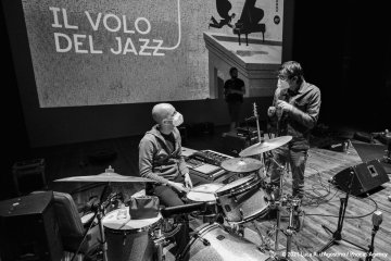 Sacile, 22/05/2021 - Controtempo - Teatro Zancanaro - Il Volo del Jazz - GIANLUCA PETRELLA “Cosmic Renaissance” - Gianluca Petrella: trombone, laptop, moog, effetti - Mirco Rubegni: tromba - Blake Franchetto: basso - Federico Scettri: batteria, laptop25 - Simone Padovani: percussioni - Foto Luca A. d’Agostino / Phocus Agency © 2021