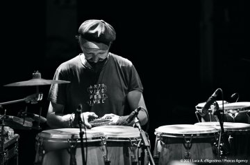 Sacile, 22/05/2021 - Controtempo - Teatro Zancanaro - Il Volo del Jazz - GIANLUCA PETRELLA “Cosmic Renaissance” - Gianluca Petrella: trombone, laptop, moog, effetti - Mirco Rubegni: tromba - Blake Franchetto: basso - Federico Scettri: batteria, laptop25 - Simone Padovani: percussioni - Foto Luca A. d’Agostino / Phocus Agency © 2021