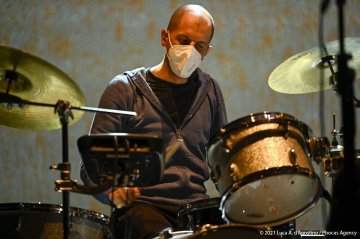 Sacile, 22/05/2021 - Controtempo - Teatro Zancanaro - Il Volo del Jazz - GIANLUCA PETRELLA “Cosmic Renaissance” - Gianluca Petrella: trombone, laptop, moog, effetti - Mirco Rubegni: tromba - Blake Franchetto: basso - Federico Scettri: batteria, laptop25 - Simone Padovani: percussioni - Foto Luca A. d’Agostino / Phocus Agency © 2021