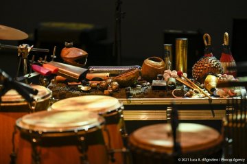 Sacile, 22/05/2021 - Controtempo - Teatro Zancanaro - Il Volo del Jazz - GIANLUCA PETRELLA “Cosmic Renaissance” - Gianluca Petrella: trombone, laptop, moog, effetti - Mirco Rubegni: tromba - Blake Franchetto: basso - Federico Scettri: batteria, laptop25 - Simone Padovani: percussioni - Foto Luca A. d’Agostino / Phocus Agency © 2021