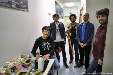 Sacile, 22/05/2021 - Controtempo - Teatro Zancanaro - Il Volo del Jazz - GIANLUCA PETRELLA “Cosmic Renaissance” - Gianluca Petrella: trombone, laptop, moog, effetti - Mirco Rubegni: tromba - Blake Franchetto: basso - Federico Scettri: batteria, laptop25 - Simone Padovani: percussioni - Foto Luca A. d’Agostino / Phocus Agency © 2021