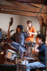 Louise Knobil: bass, voice - Chloé Marsigny: bass clarinet, effects - Vincent Andreae: drums