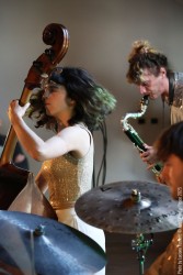 Louise Knobil: bass, voice - Chloé Marsigny: bass clarinet, effects - Vincent Andreae: drums