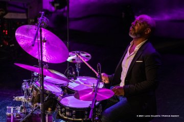 Cormons, 23-10-2021 - JAZZ&WINE OF PEACE 2021 - Circolo Culturale  Controtempo - Teatro Comunale di Cormons - LAKECIA BENJAMIN “Pursuance: The Coltranes” (USA) - Lakecia Benjamin: alto saxophone;
Taber Gable: piano;
Ivan Taylor: bass;
E.J. Strickland: drums - Foto © 2021 Luca Valenta / Phocus Agency