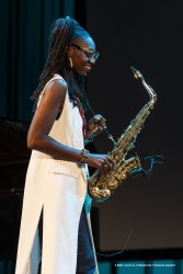 Cormons, 23-10-2021 - JAZZ&WINE OF PEACE 2021 - Circolo Culturale  Controtempo - Teatro Comunale di Cormons - LAKECIA BENJAMIN “Pursuance: The Coltranes” (USA) - Lakecia Benjamin: alto saxophone;
Taber Gable: piano;
Ivan Taylor: bass;
E.J. Strickland: drums - Foto © 2021 Luca d’Agostino / Phocus Agency