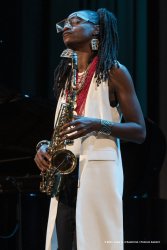 Cormons, 23-10-2021 - JAZZ&WINE OF PEACE 2021 - Circolo Culturale  Controtempo - Teatro Comunale di Cormons - LAKECIA BENJAMIN “Pursuance: The Coltranes” (USA) - Lakecia Benjamin: alto saxophone;
Taber Gable: piano;
Ivan Taylor: bass;
E.J. Strickland: drums - Foto © 2021 Luca d’Agostino / Phocus Agency