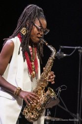 Cormons, 23-10-2021 - JAZZ&WINE OF PEACE 2021 - Circolo Culturale  Controtempo - Teatro Comunale di Cormons - LAKECIA BENJAMIN “Pursuance: The Coltranes” (USA) - Lakecia Benjamin: alto saxophone;
Taber Gable: piano;
Ivan Taylor: bass;
E.J. Strickland: drums - Foto © 2021 Luca d’Agostino / Phocus Agency