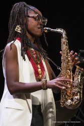 Cormons, 23-10-2021 - JAZZ&WINE OF PEACE 2021 - Circolo Culturale  Controtempo - Teatro Comunale di Cormons - LAKECIA BENJAMIN “Pursuance: The Coltranes” (USA) - Lakecia Benjamin: alto saxophone;
Taber Gable: piano;
Ivan Taylor: bass;
E.J. Strickland: drums - Foto © 2021 Luca d’Agostino / Phocus Agency