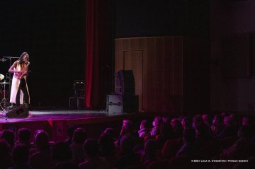 Cormons, 23-10-2021 - JAZZ&WINE OF PEACE 2021 - Circolo Culturale  Controtempo - Teatro Comunale di Cormons - LAKECIA BENJAMIN “Pursuance: The Coltranes” (USA) - Lakecia Benjamin: alto saxophone;
Taber Gable: piano;
Ivan Taylor: bass;
E.J. Strickland: drums - Foto © 2021 Luca d’Agostino / Phocus Agency