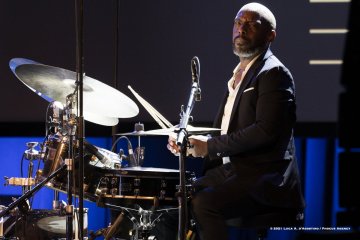 Cormons, 23-10-2021 - JAZZ&WINE OF PEACE 2021 - Circolo Culturale  Controtempo - Teatro Comunale di Cormons - LAKECIA BENJAMIN “Pursuance: The Coltranes” (USA) - Lakecia Benjamin: alto saxophone;
Taber Gable: piano;
Ivan Taylor: bass;
E.J. Strickland: drums - Foto © 2021 Luca d’Agostino / Phocus Agency