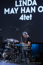 Cormons, 22-10-2021 - JAZZ&WINE OF PEACE 2021 - Circolo Culturale  Controtempo -  Teatro Comunale di Cormons - LINDA MAY HAN OH 4tet - Linda May Han Oh: acoustic and electric bass – Fabian Almazan: piano, electronics - Greg Ward: alto sax – Ziv Ravitz: drums - Foto © 2021 Luciano Rossetti / Phocus Agency